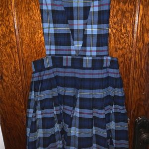Vintage Plaid School Dress